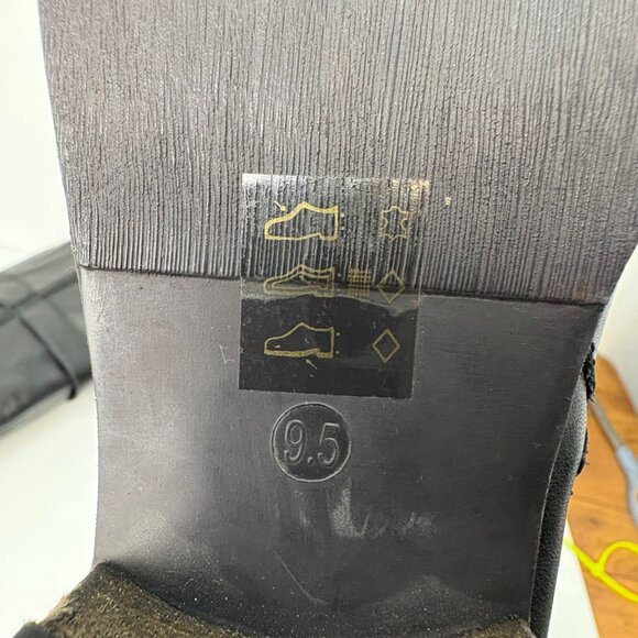 Steve Madden Womens Sonnya Black Leather Boots Buckle Straps Size 9.5 Biker - Picture 7 of 10